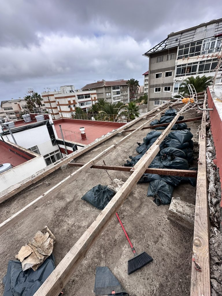 trabajo de altura limpieza excrementos palomas